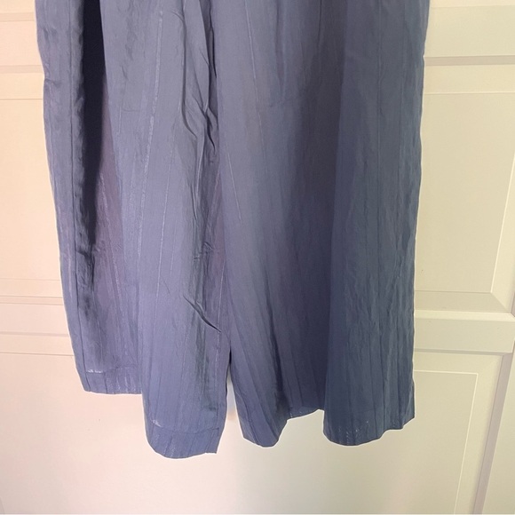 New! VINCE Hematite Side-Tie Culottes Wide Leg Goucho Pants Size 16 26458 - Picture 4 of 15